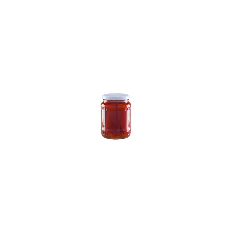 Pot de poivron confit est délicieux pour vous repas