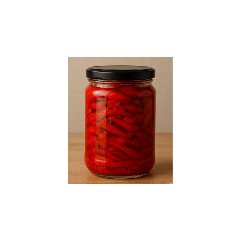 Pot de poivron confit est délicieux pour vous repas