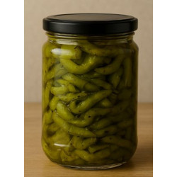 Pot de poivron confit est délicieux pour vous repas